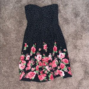 Rose Polka Dot Dress- No Boundaries